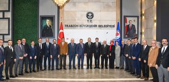 Trabzon Valisi Şahin'den Büyükşehir Belediye Başkanı Genç'e ziyaret