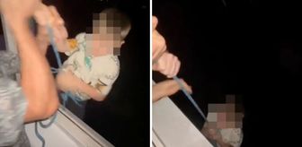 Alkollü baba dehşeti: Küçük çocuğunu ipe bağlayıp 7. kattan aşağı sarkıttı