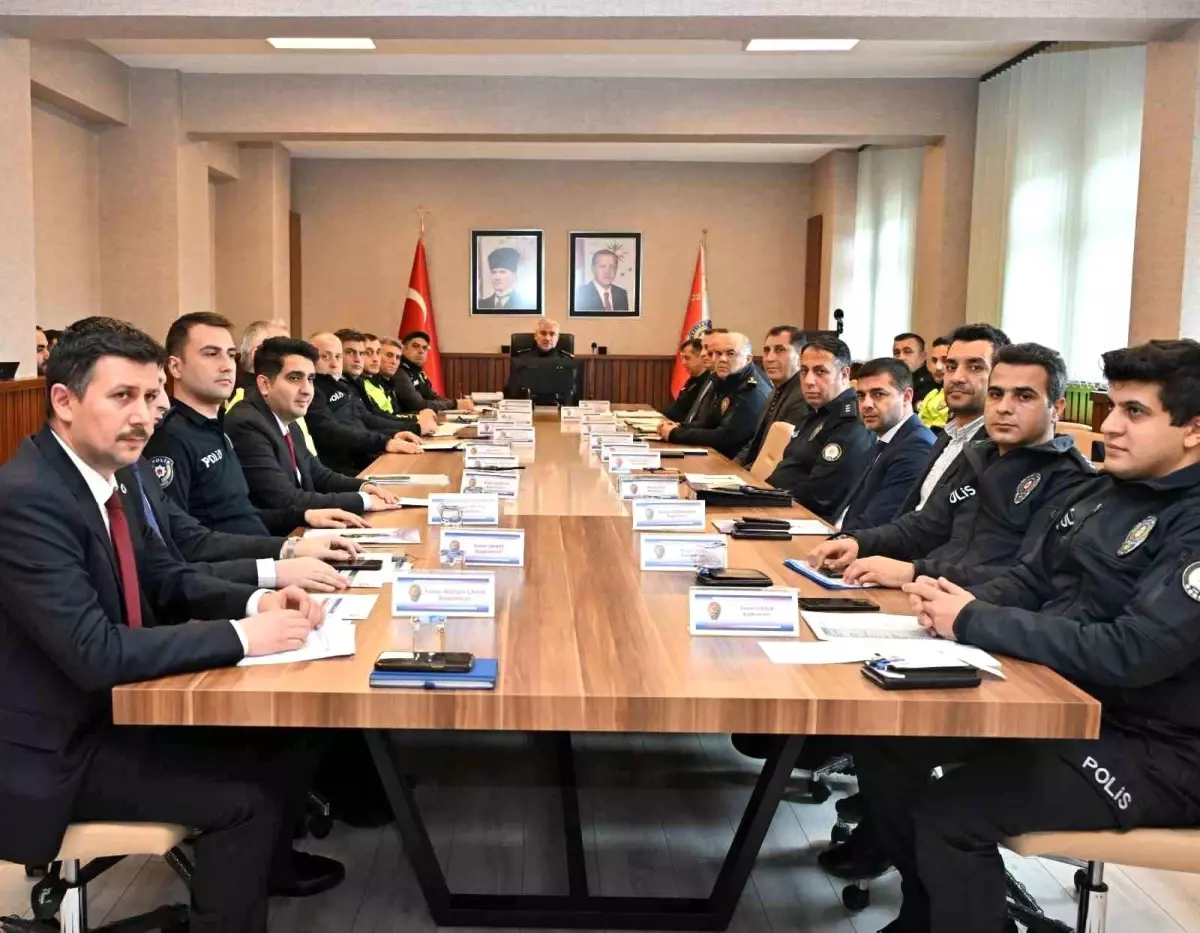 Asayiş değerlendirme toplantısı yapıldı