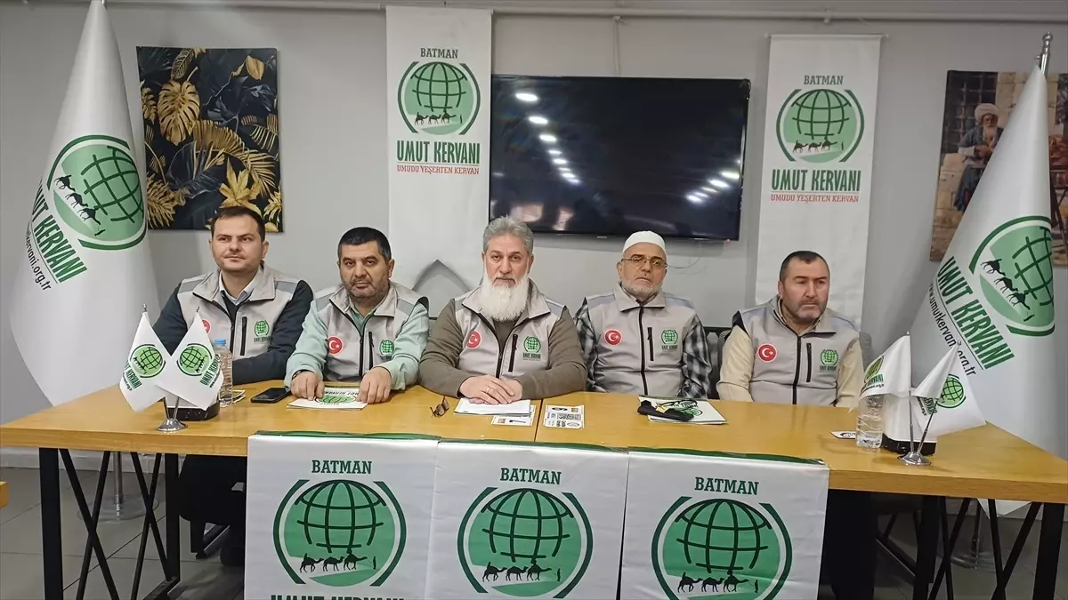 Batman Umut Kervanı 2025 yılı faaliyet raporunu açıkladı