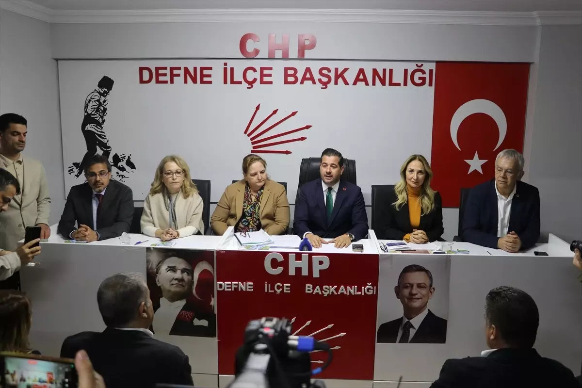 CHP Genel Başkan Yardımcısı Bihlun Tamaylıgil, Hatay'da konuştu Açıklaması