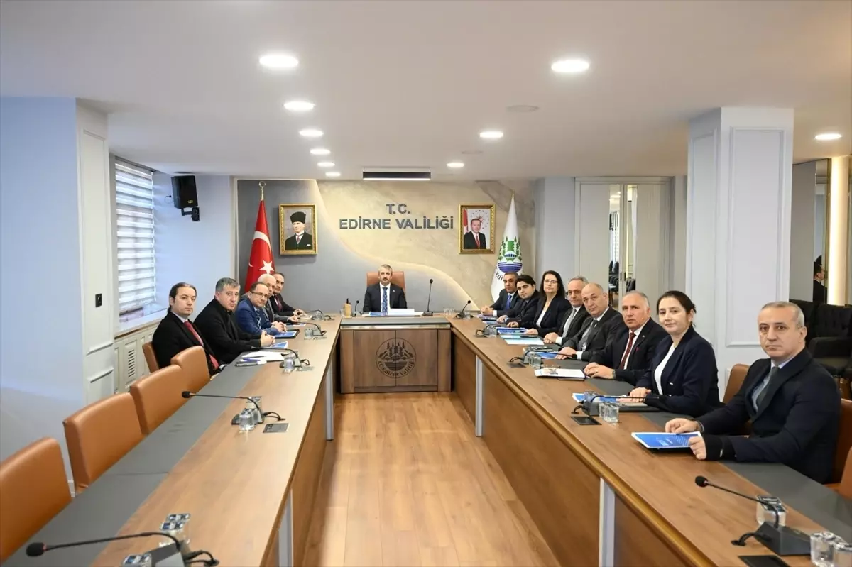 Edirne'de İl İstihdam ve Mesleki Eğitim Kurulu Toplantısı düzenlendi