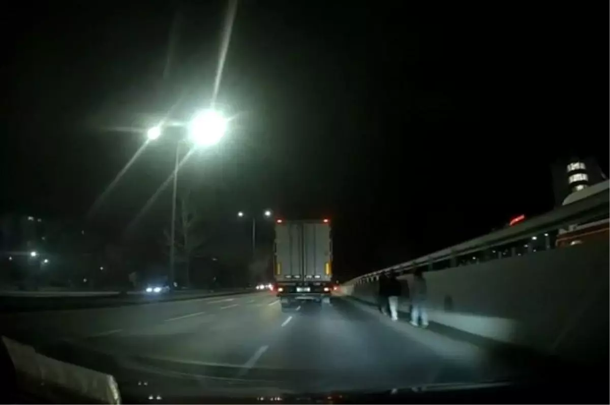 Eskişehir Çevreyolu'nda yürekleri ağza getiren görüntüler