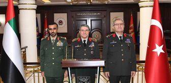 Genelkurmay Başkanı Orgeneral Bayraktaroğlu, BAE Kara Kuvvetleri Komutanı Tümgeneral Halami'yi kabul etti