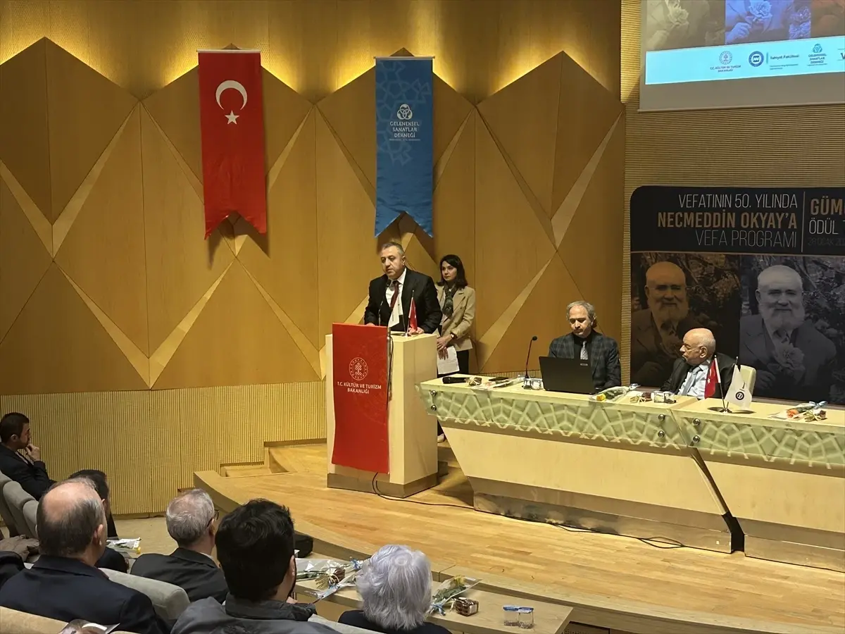 Hattat Necmeddin Okyay, vefatının 50. yılında İstanbul'da anıldı