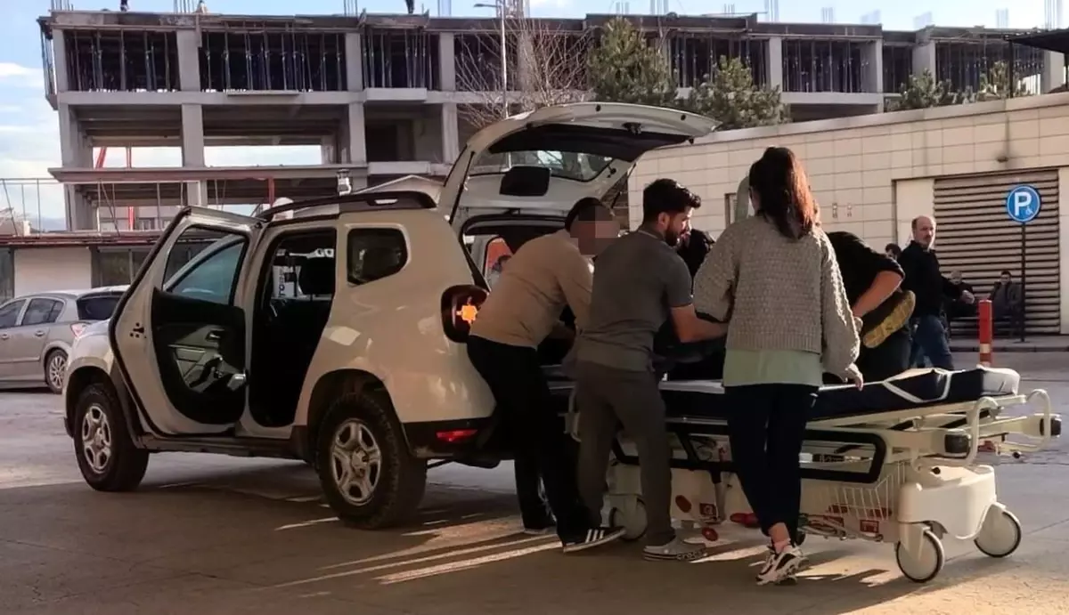 İnegöl'de yaralıyı bagajda acile getirdiler