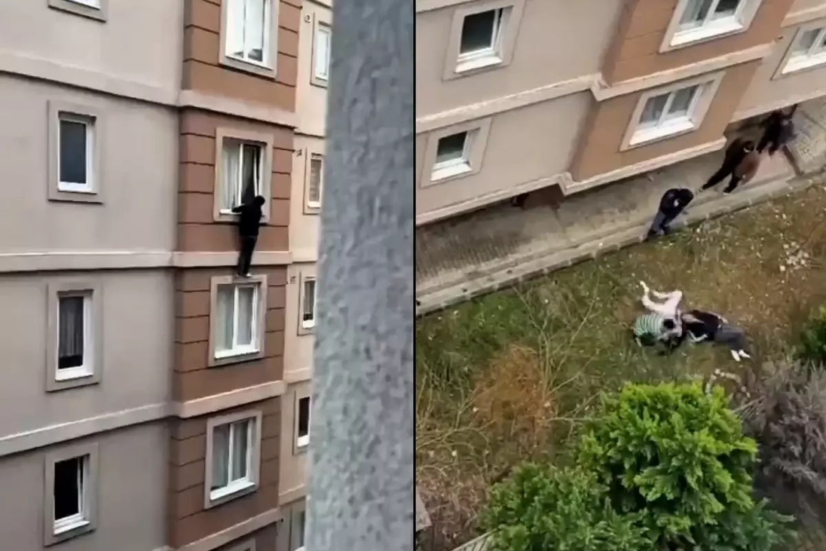 İstanbul'da korkunç olay! Ailelerinin evde bastığı genç çift 4. kattan atladı