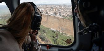 Meloni, felaketi yaşayan bölgeyi havadan inceledi