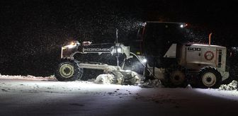 Muğla'da kar yağışı nedeniyle kapanan yollar ulaşıma açıldı