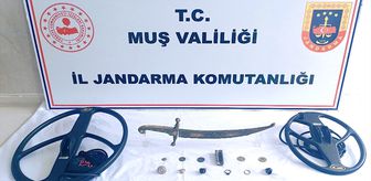 Muş'ta Osmanlı dönemine ait olduğu değerlendirilen tarihi eserler ele geçirildi