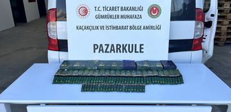Pazarkule Sınır Kapısı'nda elektronik sigaralara gizlenmiş likit esrar ele geçirildi