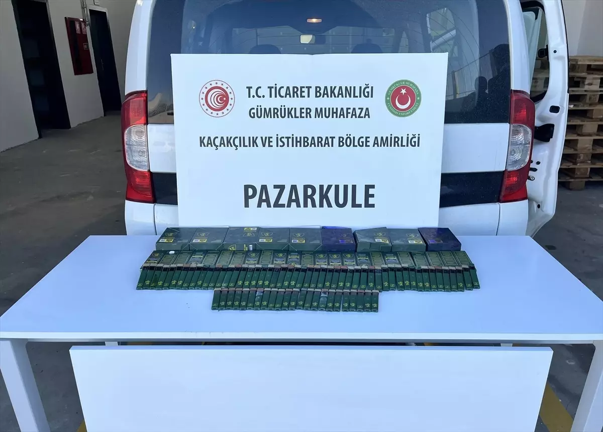 Pazarkule Sınır Kapısı'nda elektronik sigaralara gizlenmiş likit esrar ele geçirildi