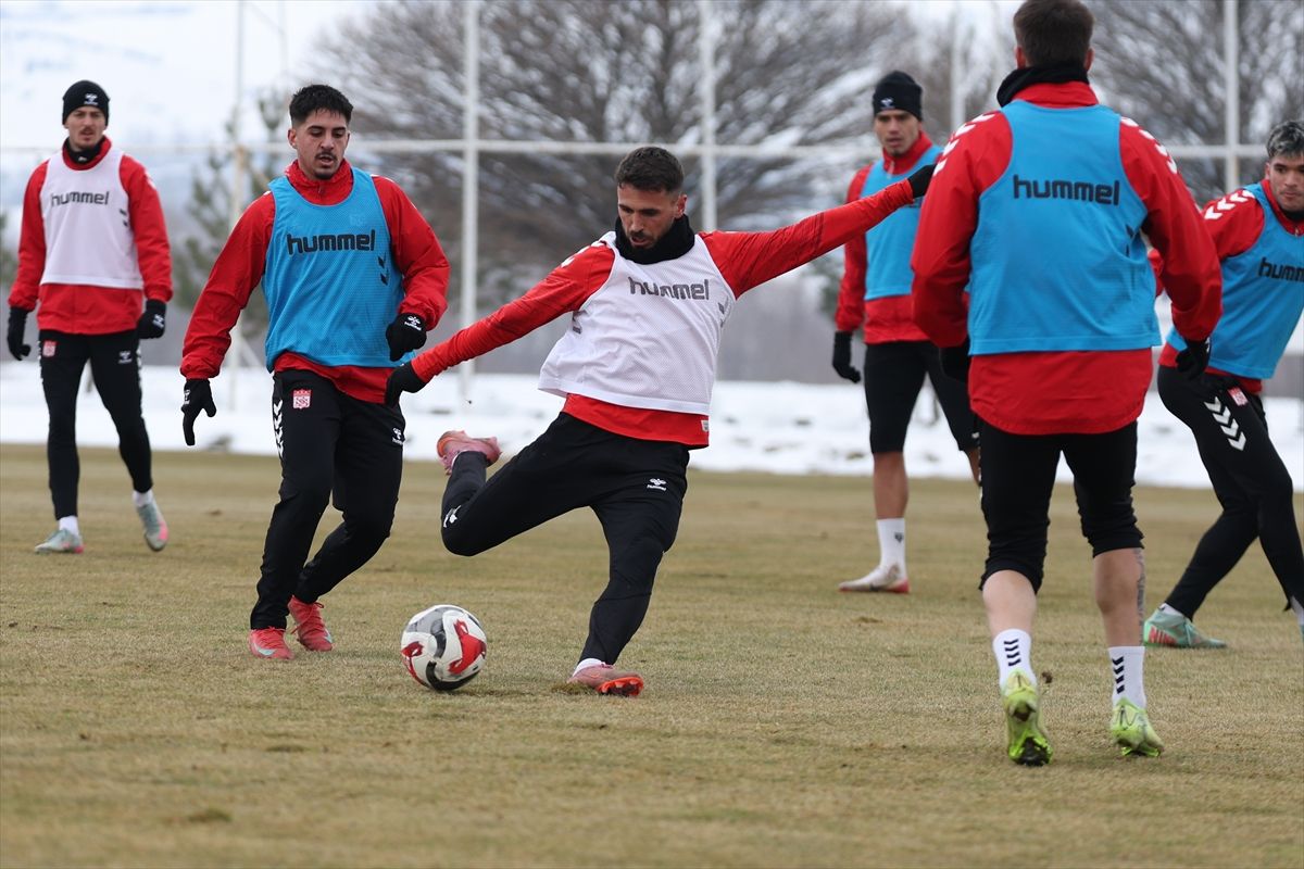 Sivasspor, Pendikspor maçının hazırlıklarını sürdürdü