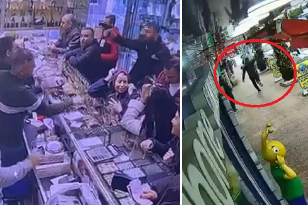 100 gram altını aldı, havaya ateş açıp kaçtı