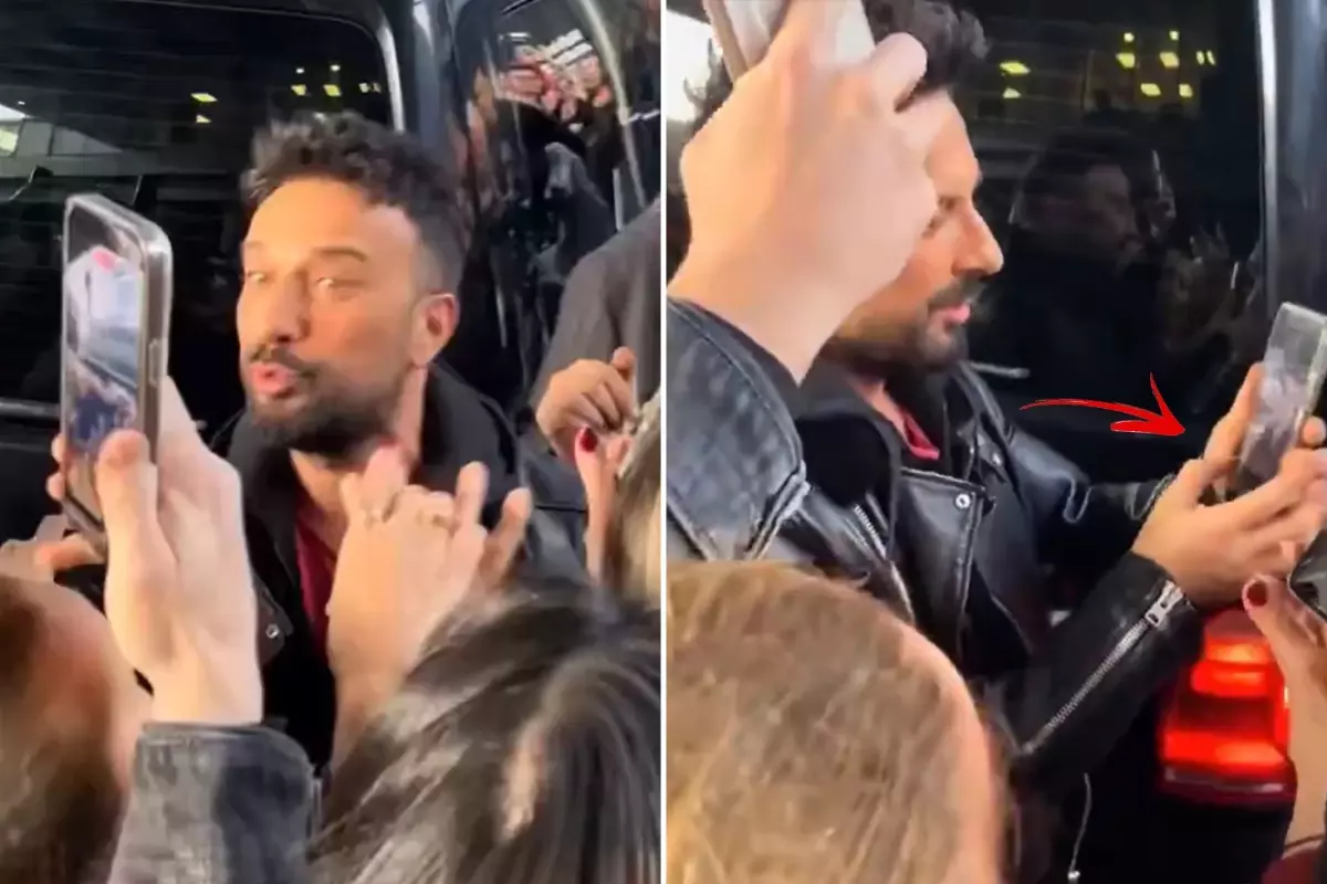 Tarkan'ın hayranıyla "Bana teyze de" diyaloğu gülümsetti! Son hareketi olaya damga vurdu