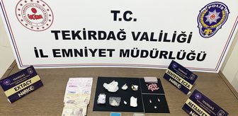 Tekirdağ'da uyuşturucu operasyonlarında yakalanan 16 şüpheli tutuklandı
