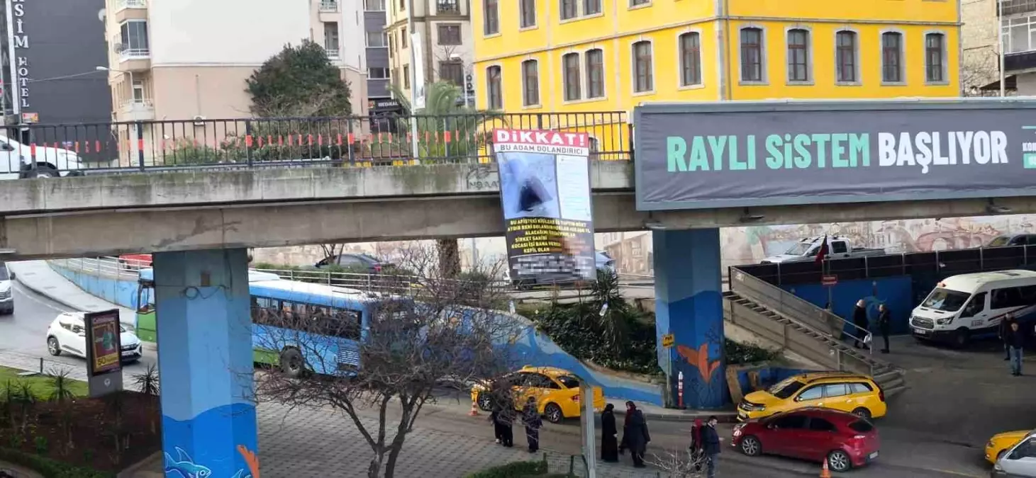 Trabzon'da garip afiş