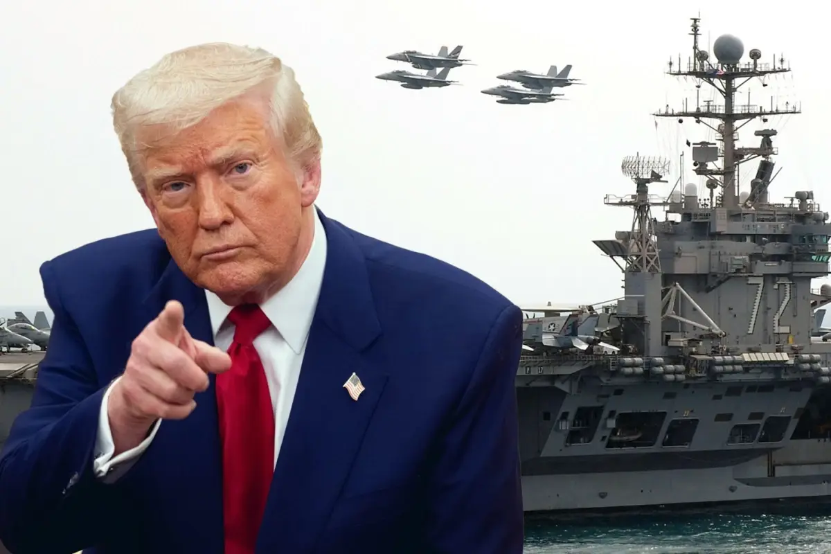 Trump açık açık savaş ilan etti: Muhteşem bir donanmamız daha bölgeye ilerliyor