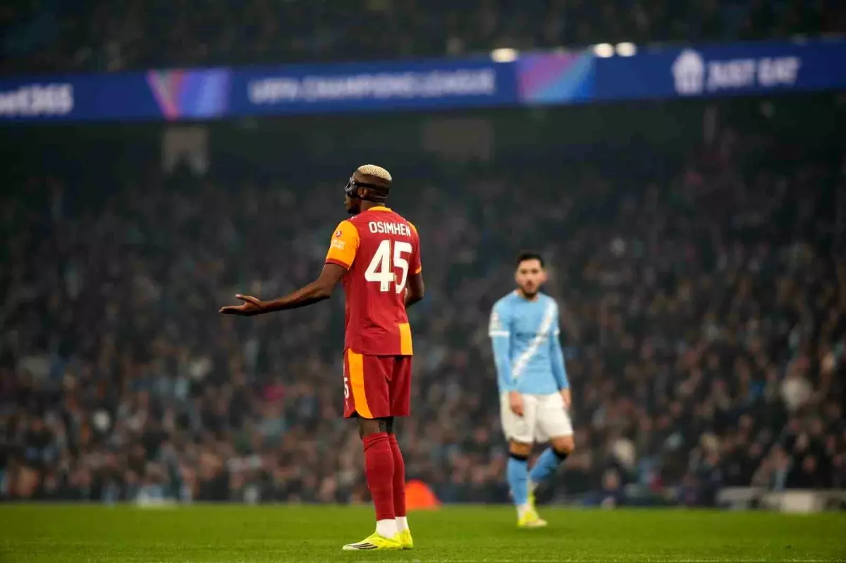 UEFA Şampiyonlar Ligi: Manchester City: 2 Galatasaray: 0 (İlk yarı)