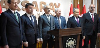 Ulaştırma ve Altyapı Bakanı Abdulkadir Uraloğlu, Aksaray'da ziyaretlerde bulundu