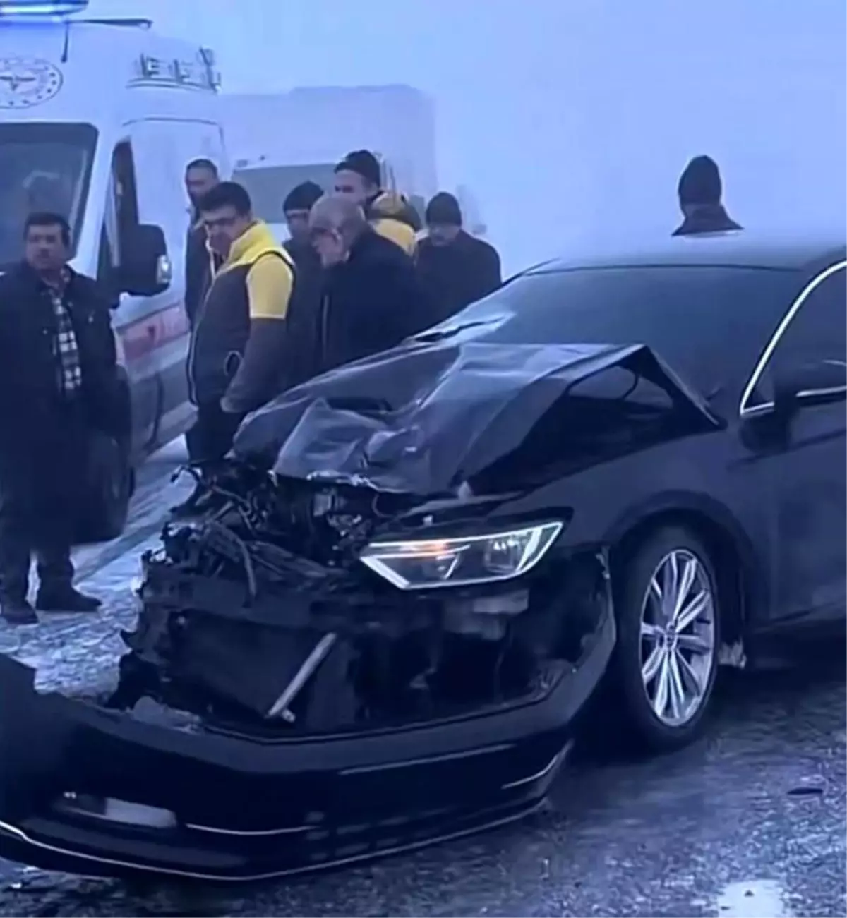 Ağrı'da sis kazaya neden oldu