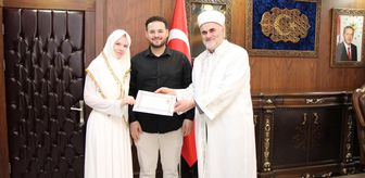 Alman vatandaşı Anna Lambertz, Amasya'da Müslüman oldu