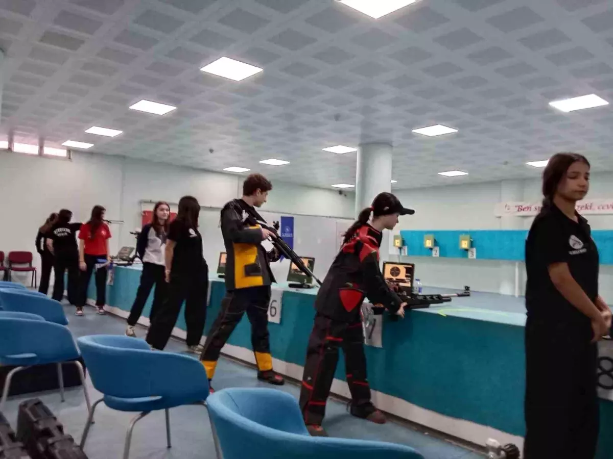 Aydın'da Havalı Silahlar İl Şampiyonası düzenlendi