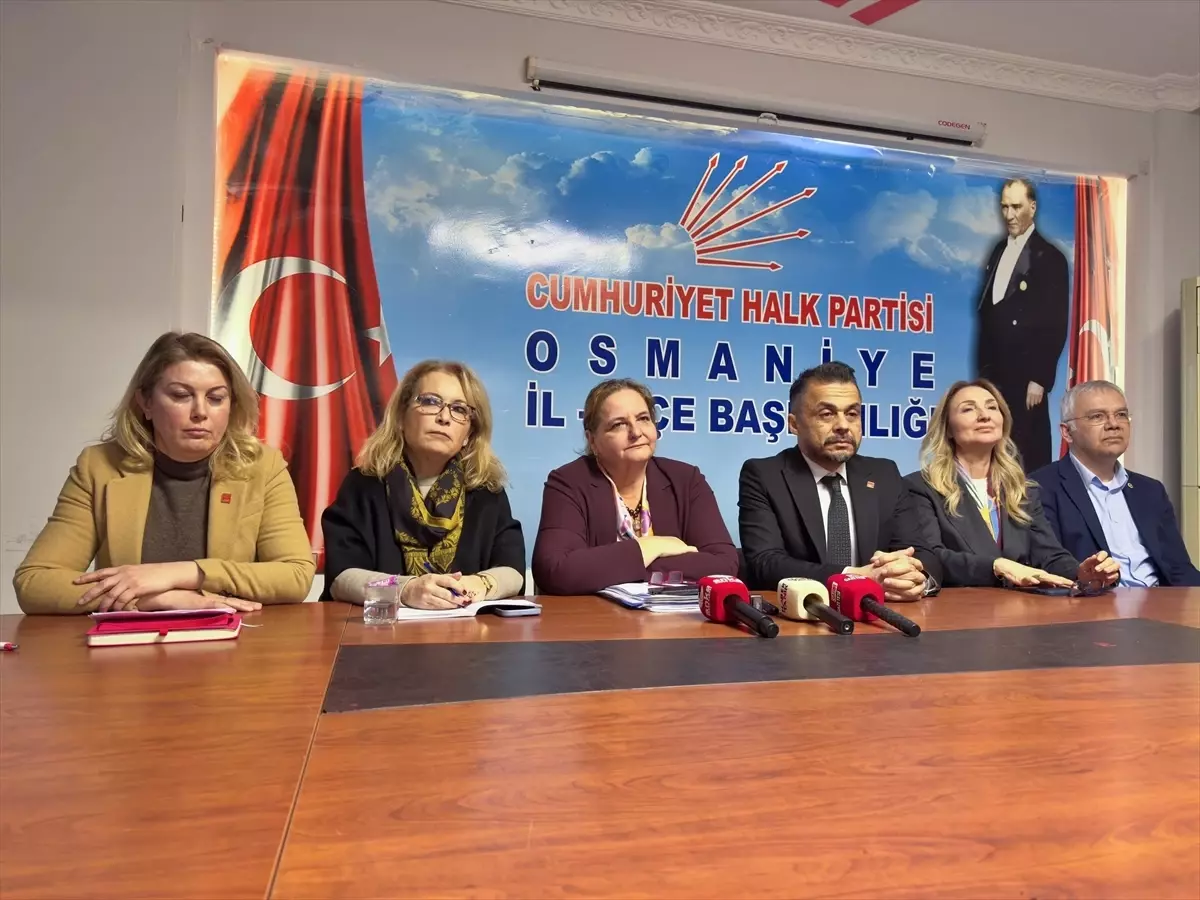 CHP Genel Başkan Yardımcısı Tamaylıgil, Osmaniye'de konuştu Açıklaması