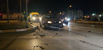 Çorum'da otomobille çarpışan motosikletin sürücüsü yaralandı