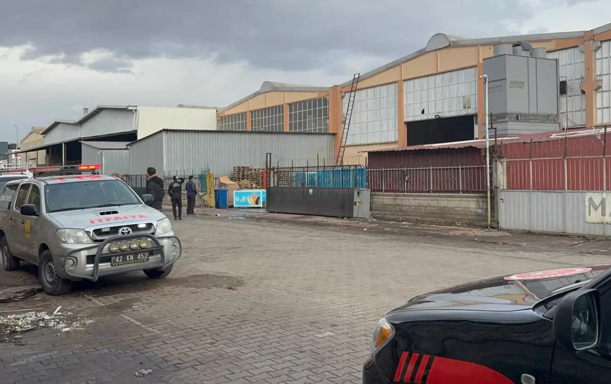 Konya'da Dondurma Deposunda Amonyak Gazı Sızıntısı