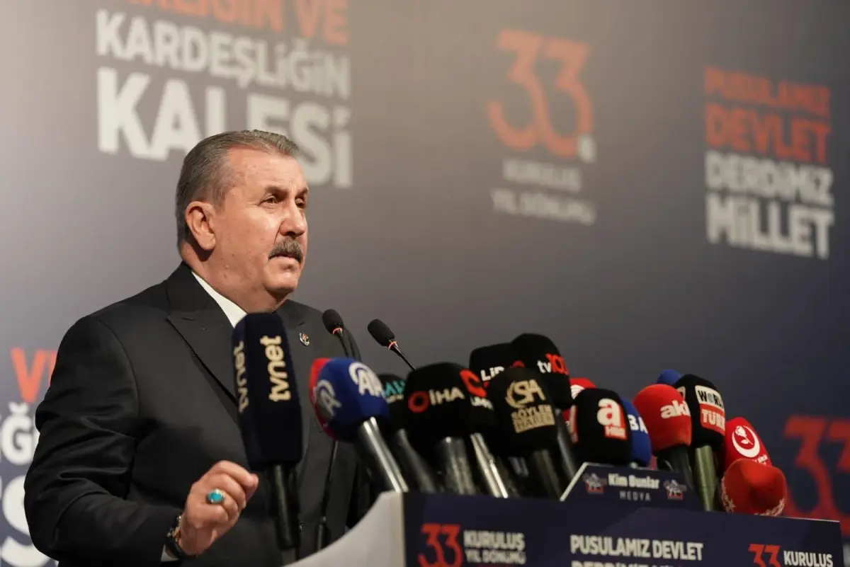 Destici: Biz sadece parti değil, milletiz