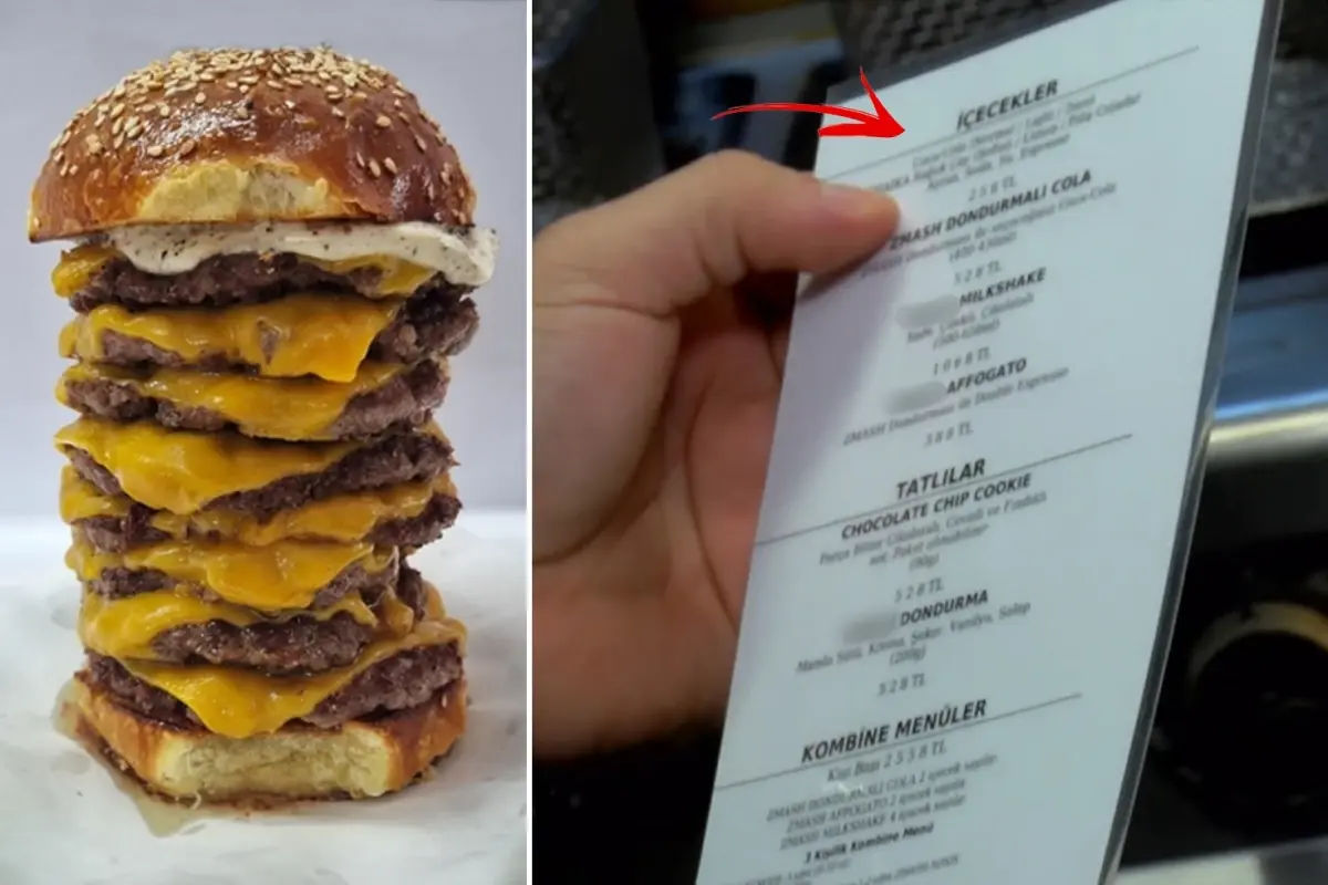 Herkes bu hamburgerciyi konuşuyor! Yarım litrelik suya istedikleri fiyata bakın