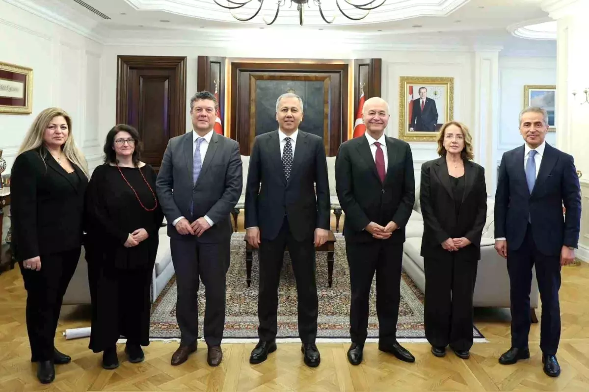 İçişleri Bakanı Ali Yerlikaya, BM Mülteciler Yüksek Komiseri Berhem Salih ile görüştü