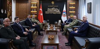 Kayseri Valisi Çiçek, Kara Kuvvetleri Komutanı Orgeneral Tokel ile Milli Savunma Bakan Yardımcısı Ayhan'ı ağırladı