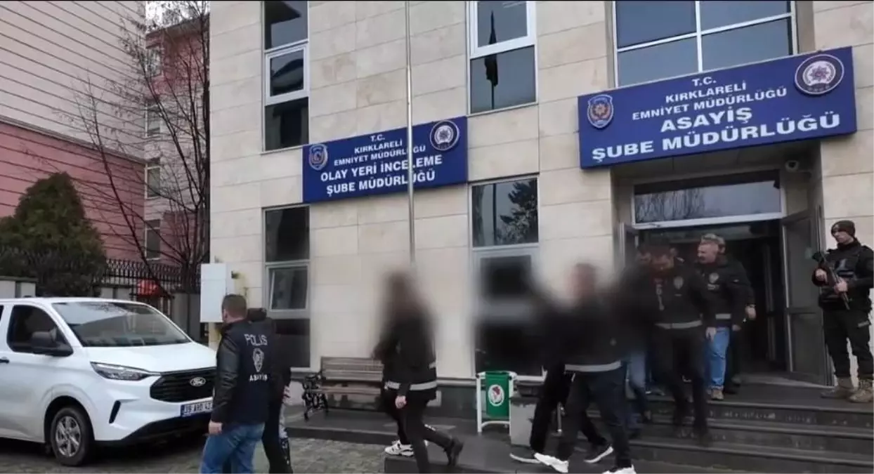 Kırklareli'de 2 milyon liralık dolandırıcılık operasyonu: 10 şüpheli yakalandı