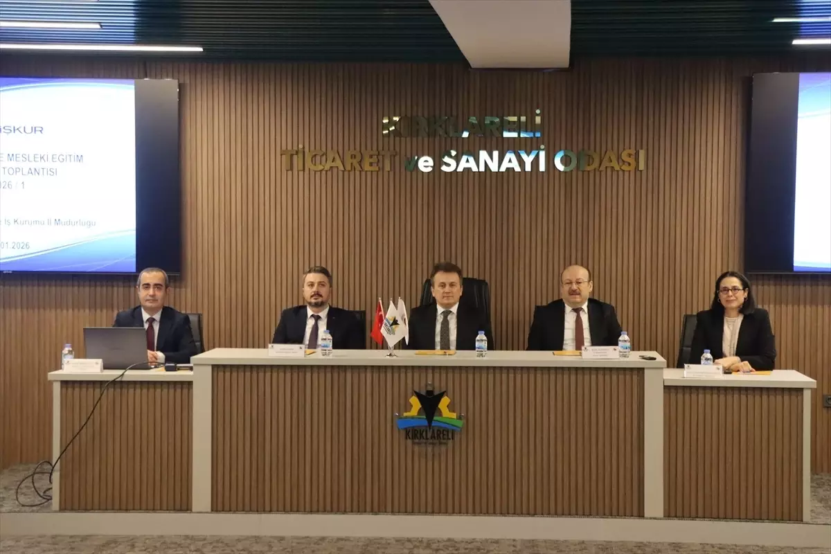 Kırklareli'nde İl İstihdam ve Mesleki Eğitim Kurulu Toplantısı yapıldı