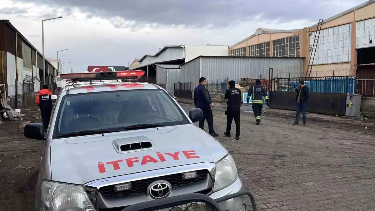 Konya'da dondurma deposunda amonyak gazı sızıntısı: 1 işçi hastaneye kaldırıldı