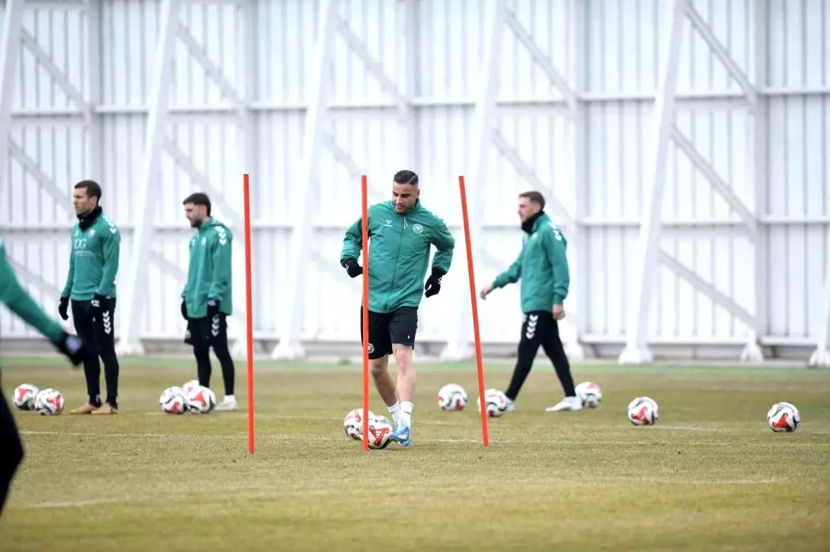 Konyaspor, Beşiktaş maçının hazırlıklarına devam ediyor
