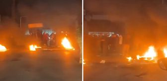 Lübnan'da maaşlarının iyileştirilmesini isteyen emekli askerler, Meclis binasına girmeye çalıştı