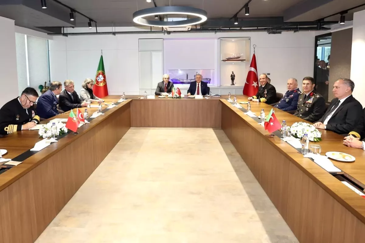 Milli Savunma Bakanı Yaşar Güler ve Portekiz Savunma Bakanı toplantı gerçekleştirdi