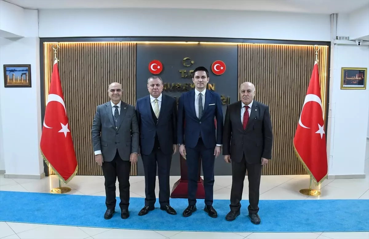 Nusaybin Kaymakamı Çakır'a belediye başkanlarından ziyaret
