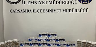 Samsun'da 10 bin makaron ele geçirildi