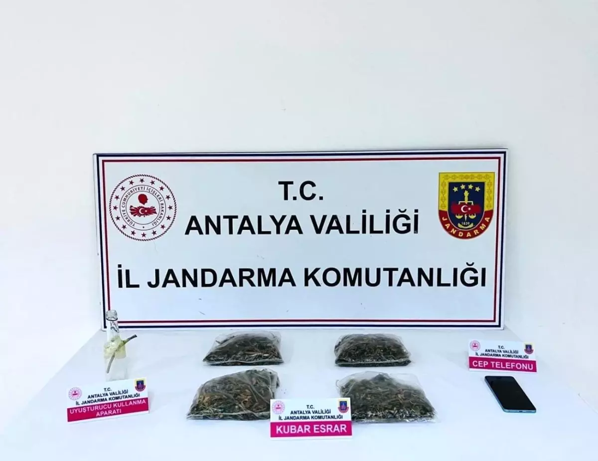 Serik'te uyuşturucu operasyonu