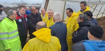 TARSİM'den Antalya'da su baskınından etkilenen seralara ziyaret