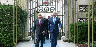 TBMM Başkanı Kurtulmuş, BM Mülteciler Yüksek Komiseri Salih ile görüştü Açıklaması