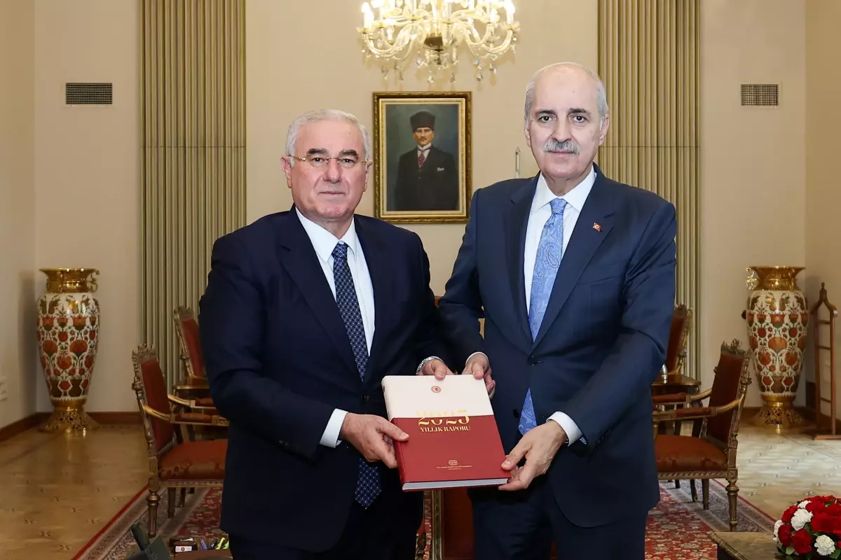 TBMM Başkanı Kurtulmuş, Kamu Başdenetçisi Akarca'yı kabul etti