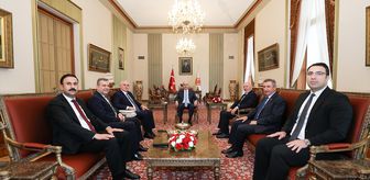 TBMM Başkanı Kurtulmuş, Kamu Başdenetçisi Akarca'yı kabul etti