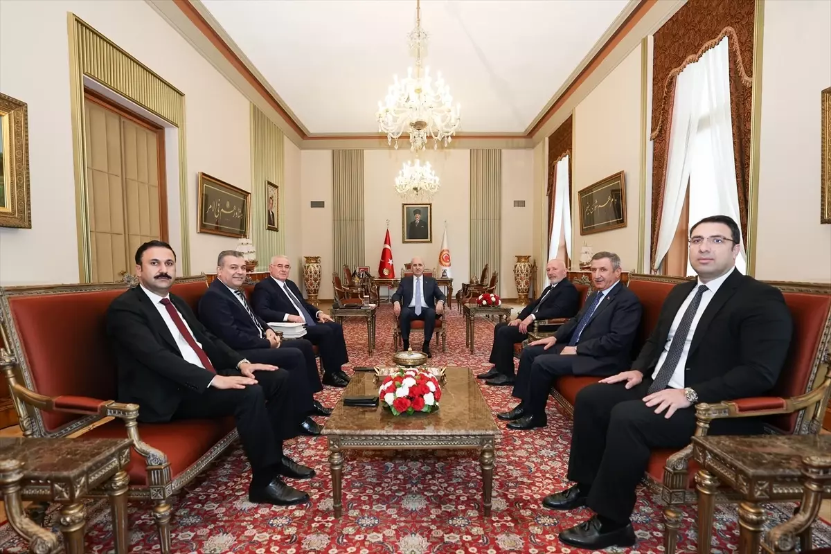 TBMM Başkanı Kurtulmuş, Kamu Başdenetçisi Akarca'yı kabul etti