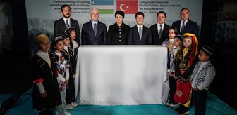 Türkiye'deki Özbekistan Devlet Okulu'nun yapımına yönelik 'Taş Koyuş' merasimi düzenlendi