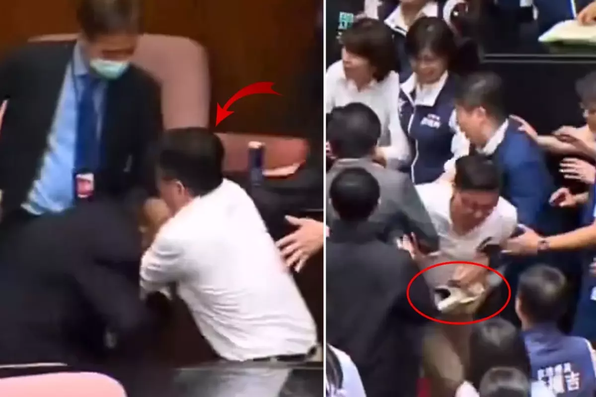 Vekilin yaptığına bakın! Yasa tasarısını alarak binadan kaçtı